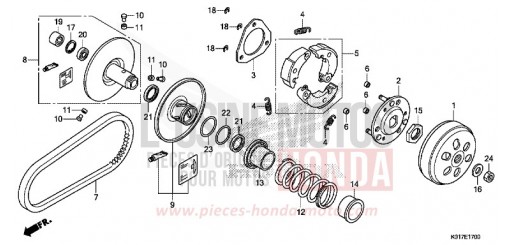 DRIVEN FACE SH150DD de 2013